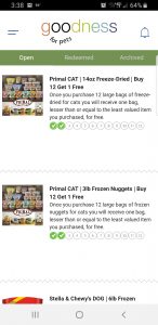 Customer Rewards, Frequent Buyer, Special Offers, Pet Store | Goodness For Pets