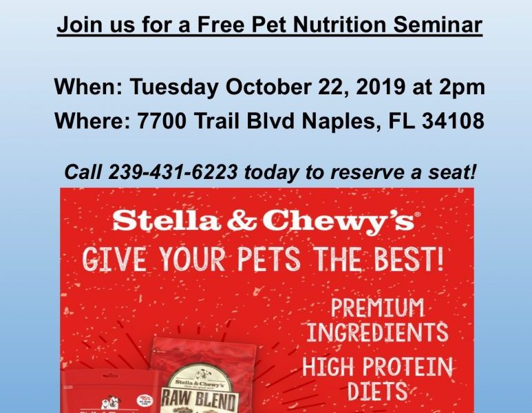 Pet Nutrition Seminar, Raw Pet Food, Pet Store | Goodness For Pets